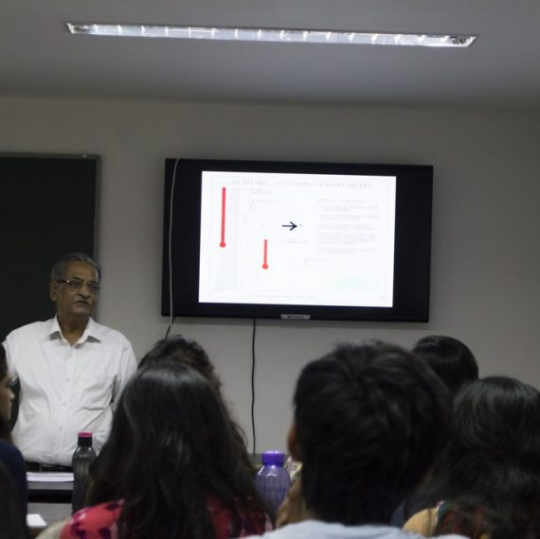 An informative session on Vaastu Shastra for Interior Design Department
